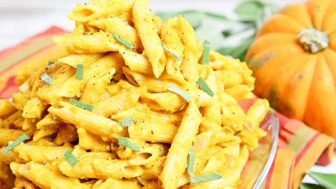 15 Minute Healthy Pumpkin Pasta