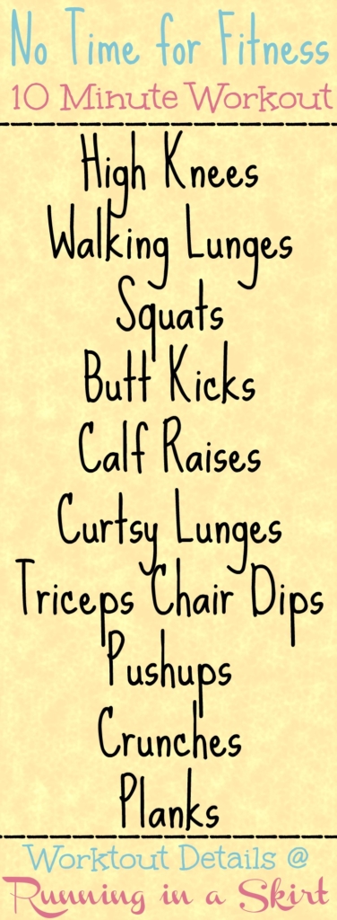 No Time For Fitness Home Workout