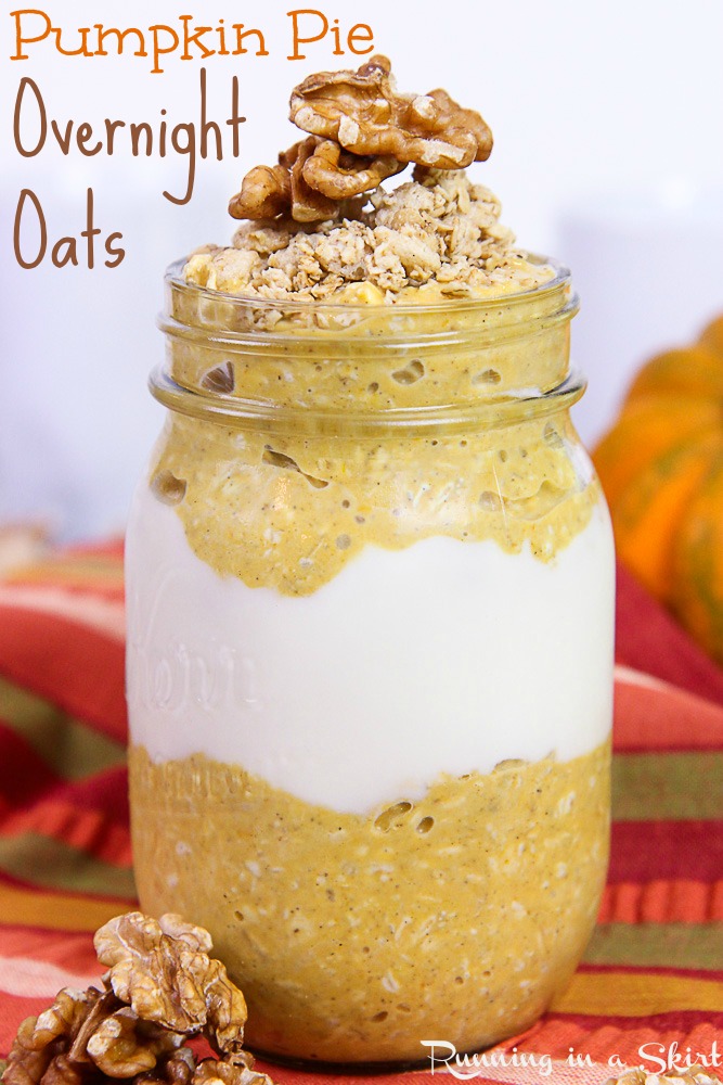 Pumpkin Overnight Oats recipe Pinterest Pin