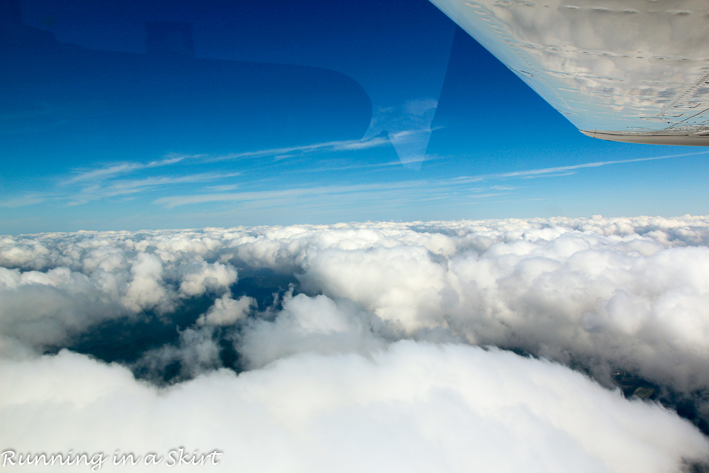 Inspiration for Overcoming Fears including flying a small airplane. / Running in a Skirt