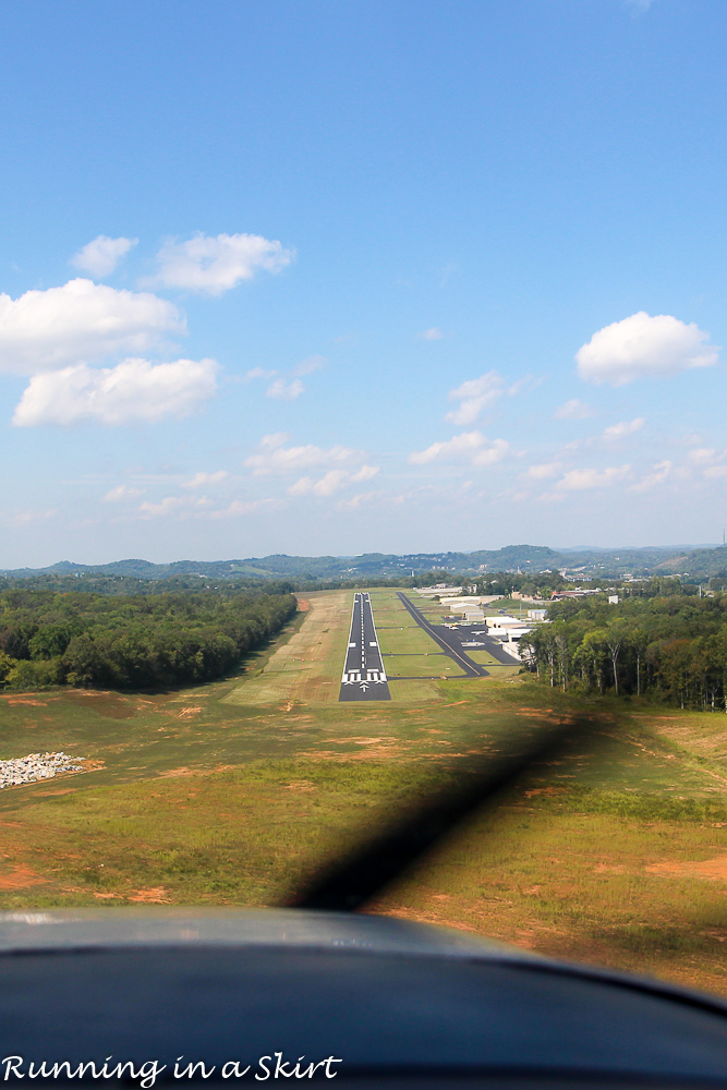 Inspiration for Overcoming Fears including flying a small airplane. / Running in a Skirt