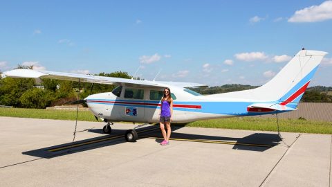 Inspiration for Overcoming Fears including flying a small airplane. / Running in a Skirt