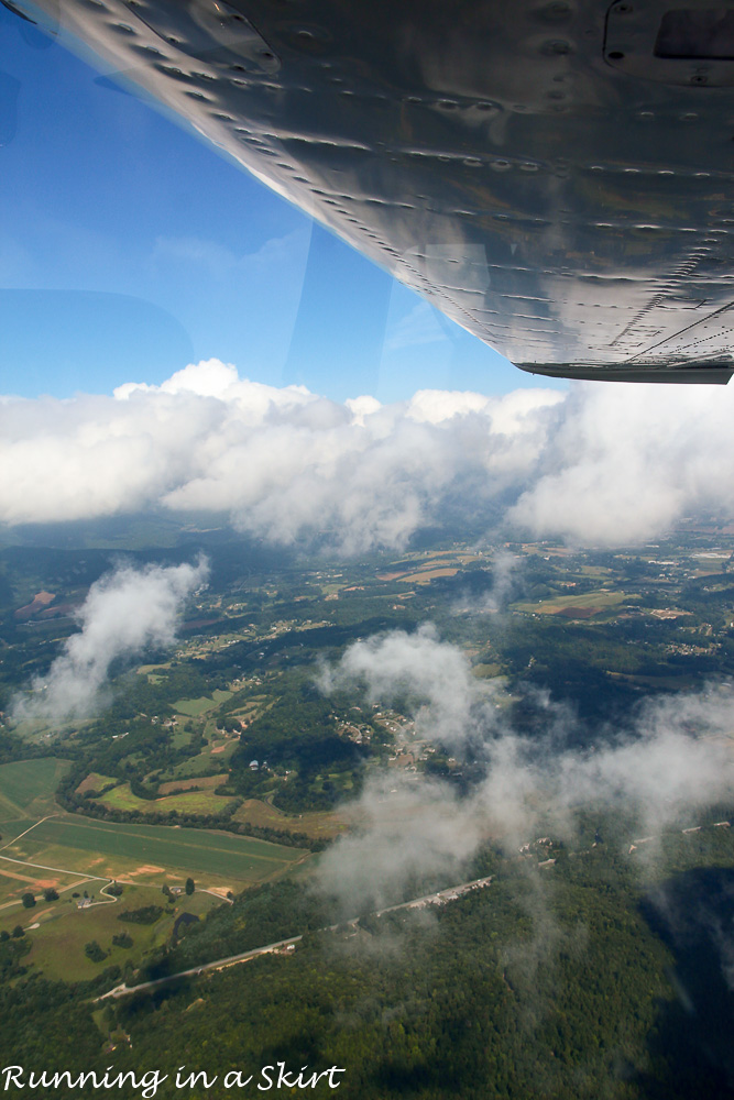 Inspiration for Overcoming Fears including flying a small airplane. / Running in a Skirt