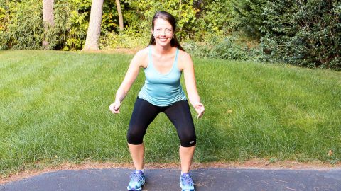 10 Minute Morning Wake Up Workout. Photo demonstrations on Running in a Skirt.