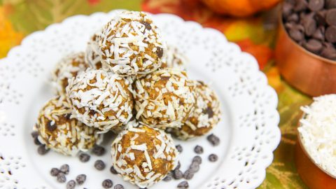 No Bake Pumpkin Pie Bites