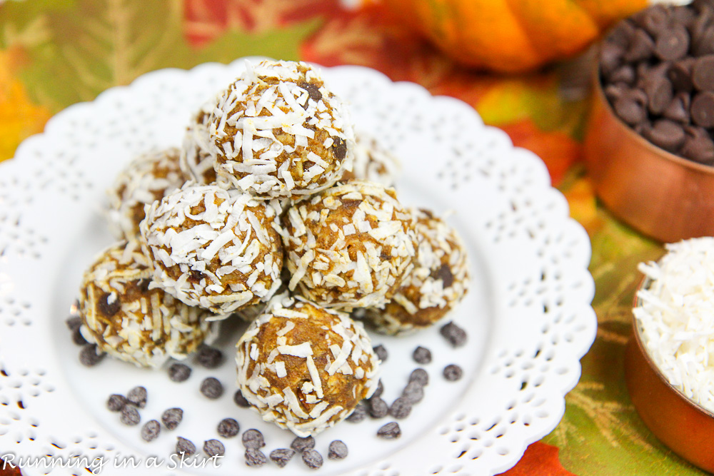 No Bake Pumpkin Pie Bites