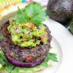 Homemade Southwest Black Bean Burgers with Gaucamole