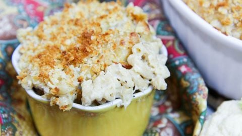 Creamy & Healthy Hidden Veggie Cauliflower Mac & Cheese / Running in a Skirt