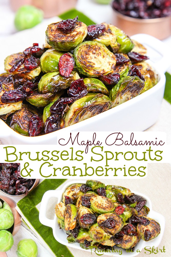 Brussels Sprouts and Cranberries Brussels Sprouts for Thanksgiving recipe pin