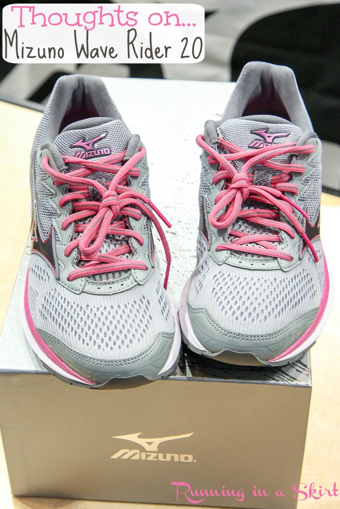 The Importance of Running Shoes and the Mizuno Wave Rider 20 / Running in a Skirt.