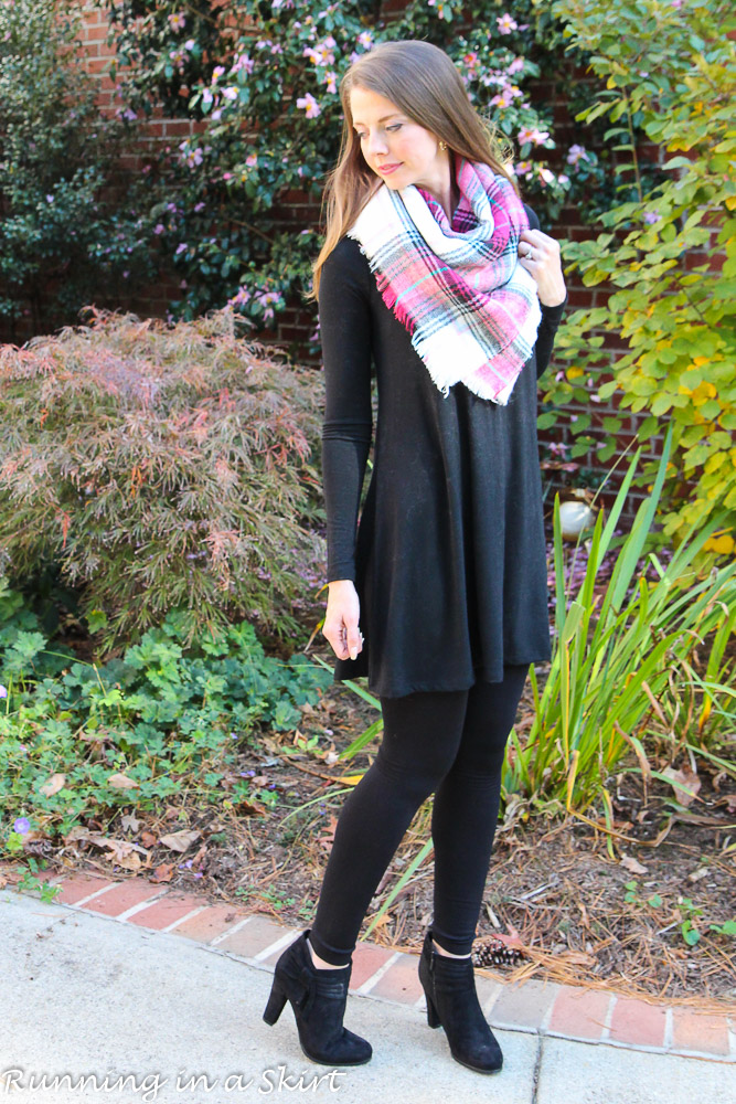 Ways to Tie a Blanket Scarf / Running in a Skirt