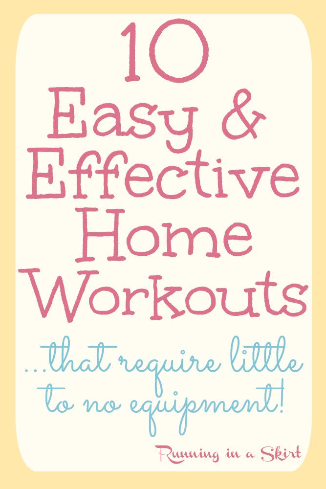 10 Easy and Effective Home Workouts that require little to no equipment