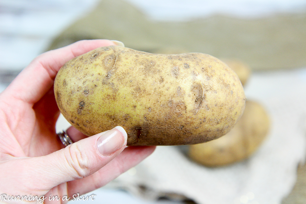 6 Ingredient Healthy Twice Baked Potato / Running in a Skirt