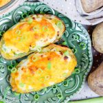 6 Ingredient Healthy Twice Baked Potato / Running in a Skirt