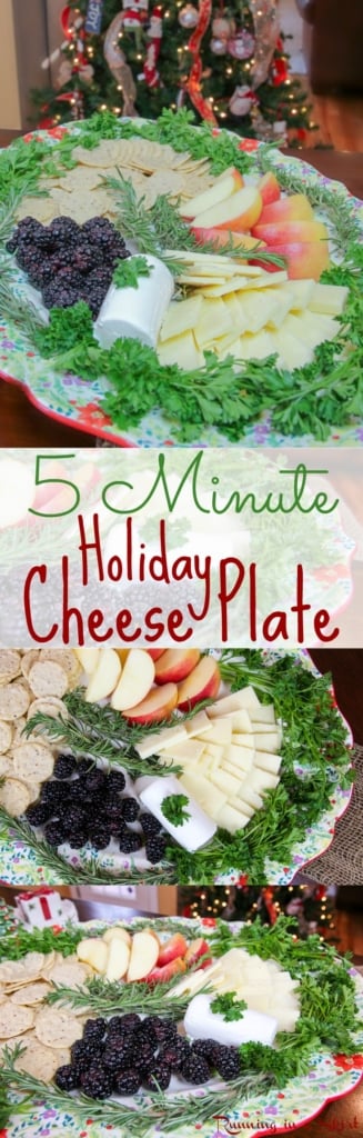 Last Minute 5 Minute Holiday Cheese Platter / Running in a Skirt