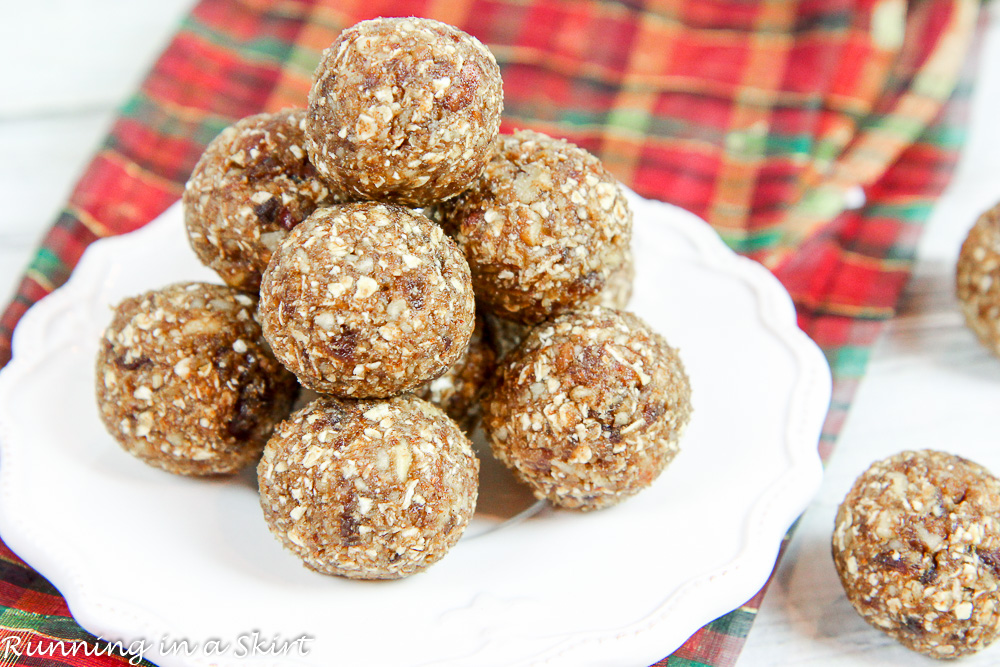 Healthy No Bake Gingerbread Balls