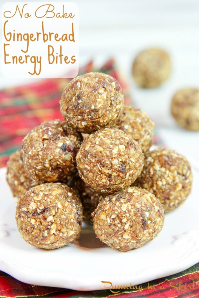 Healthy No Bake Gingerbread Balls