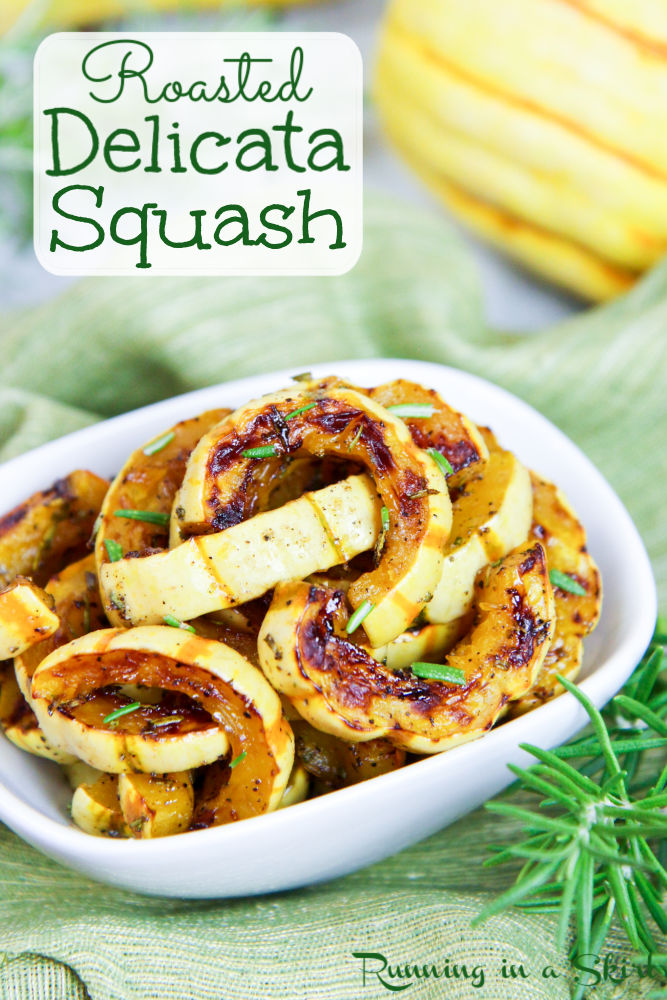 Delicata Squash recipe Pinterest Pin