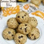 Healthy Clean Eating No Bake Banana Bread Bites recipe / Running in a Skirt