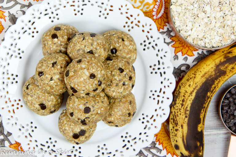 No Bake Banana Bread Bites recipe easy & healthy!