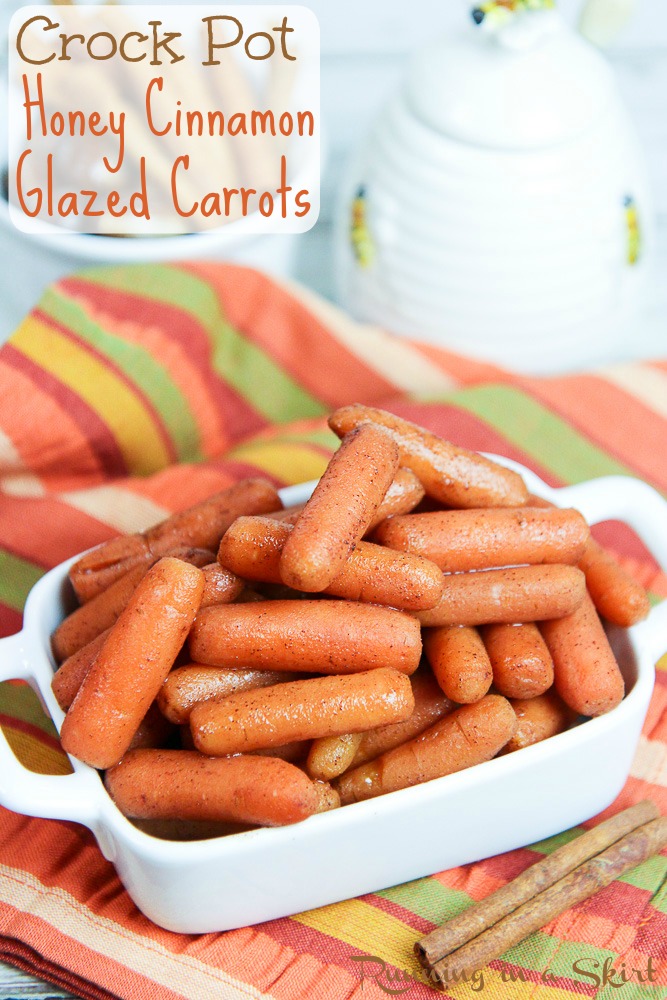 Easy Crockpot Carrots - Slow Cooker Crockpot Glazed Carrots