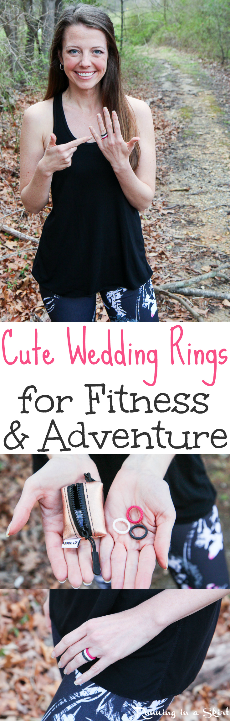 Cute Wedding Rings for Fitness & Adventure / Running in a Skirt