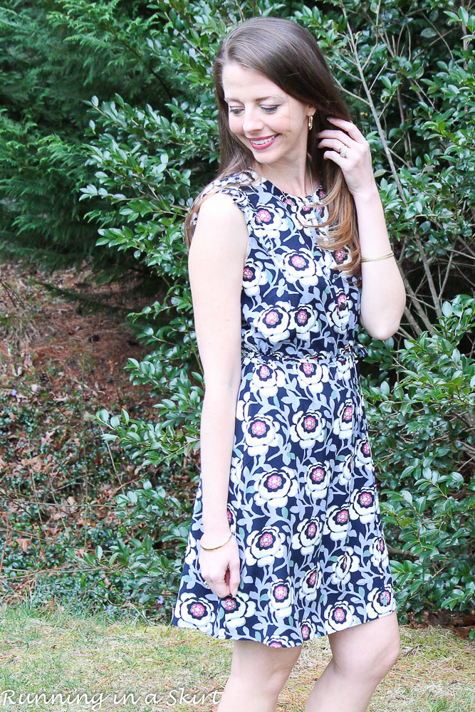 Floral Dress for Spring from LOFT / Running in a Skirt