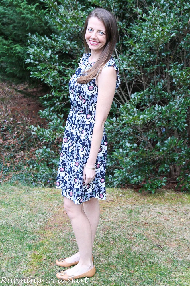 Floral Dress for Spring from LOFT / Running in a Skirt