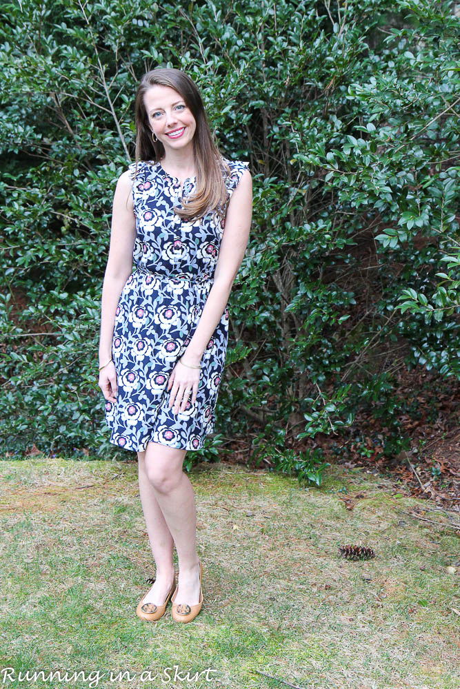 Floral Dress for Spring from LOFT / Running in a Skirt