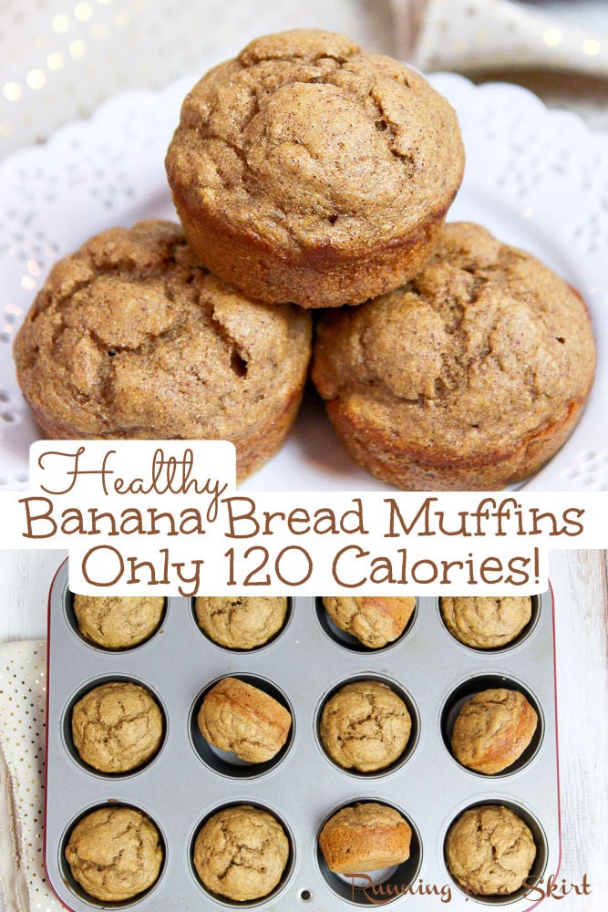 Healthy Honey Cinnamon Banana Bread Muffins via @juliewunder