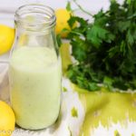 Healthy Homemade Green Goddess Dressing recipe with greek yogurt / Running in a Skirt