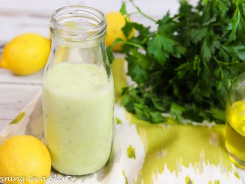 Healthy Homemade Green Goddess Dressing