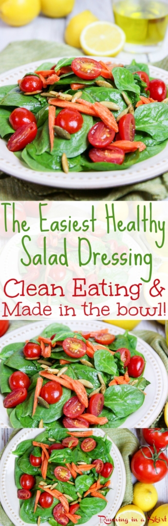 Simple Healthy Salad Dressing and DIY video / Running in a Skirt