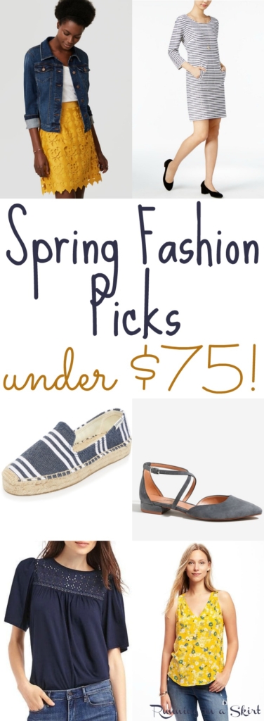 Spring Fashion Picks under $75 / Running in a Skirt