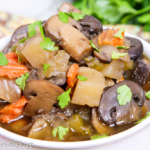 Healthy Vegetarian Crock Pot Mushroom Soup/ Running in a Skirt