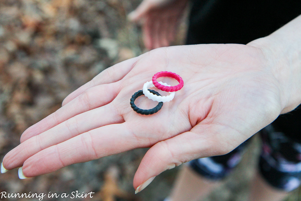 Cute Wedding Rings for Fitness & Adventure / Running in a Skirt