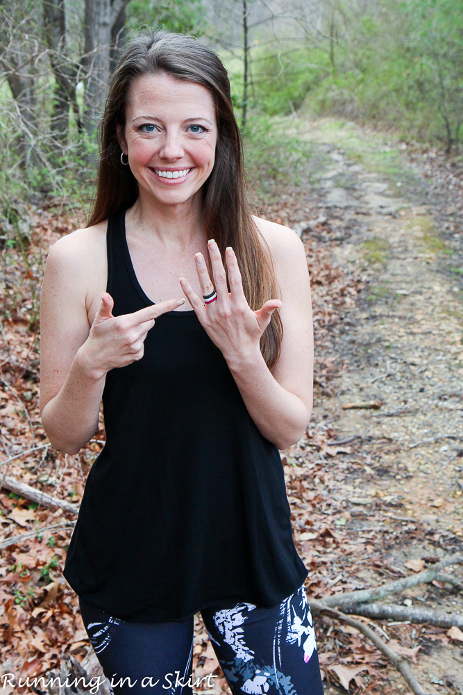 Cute Wedding Rings for Fitness & Adventure / Running in a Skirt