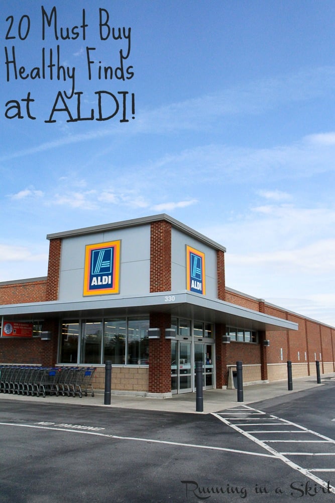 20 Healthy Finds at ALDI- ALDI Healthy Grocery List - clean eating & vegetarian / Running in a Skirt