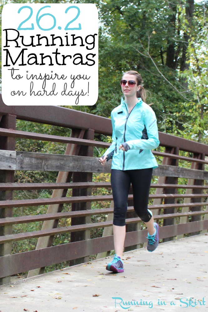 26.2 Running Mantras to Inspire You on Hard Days from Running in a Skirt