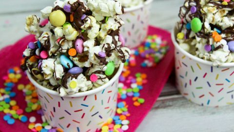 Birthday Popcorn recipe / Running in a Skirt