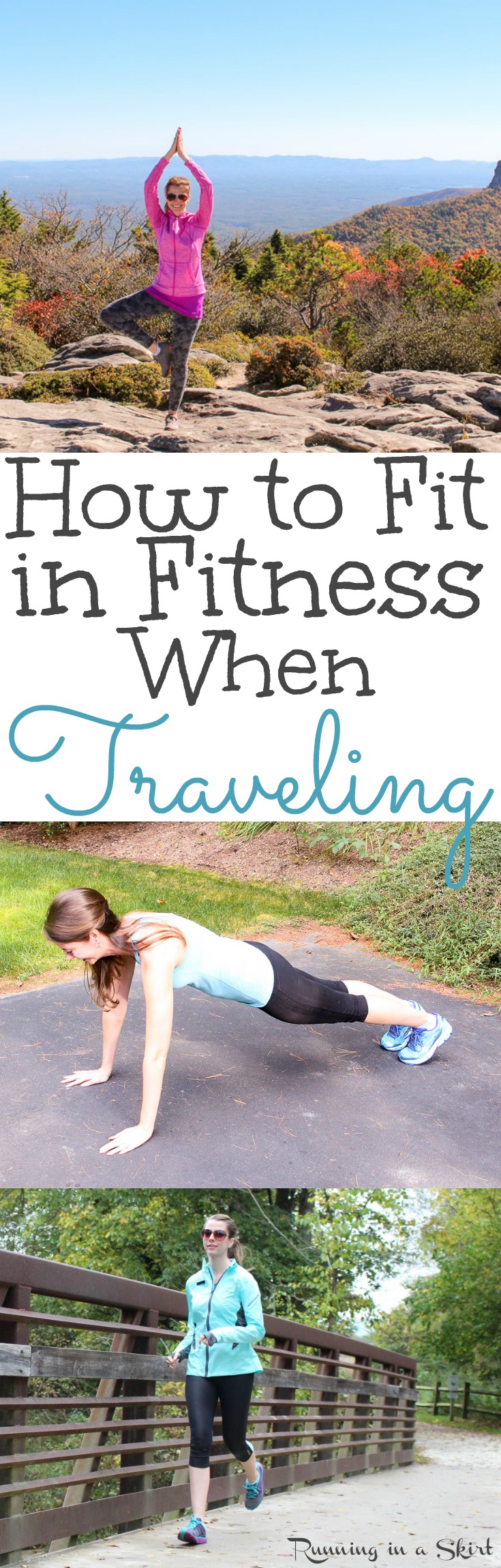 5 Ways to Fit in Fitness While Traveling on your next trip! / Running in a Skirt