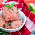 Healthy Vegan Watermelon Sorbet recipe - Nice Cream!/ Running in a Skirt