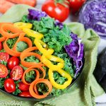 Healthy Vegan Rainbow Salad Recipe / Running in a Skirt