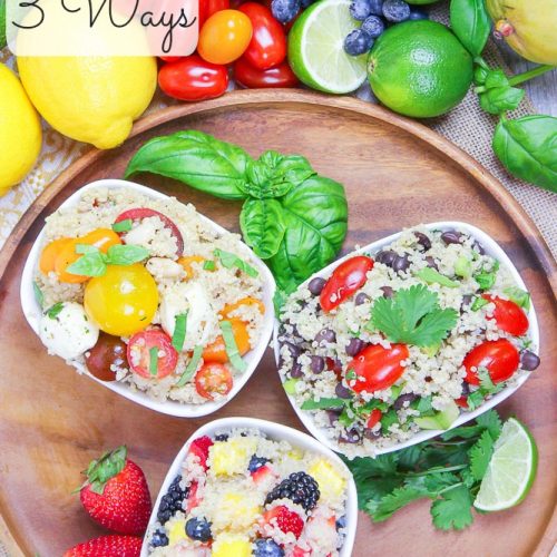 Three Easy Quinoa Salad Recipes