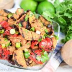 6 Ingredient Grilled Sweet Potato Salad/ Running in a Skirt