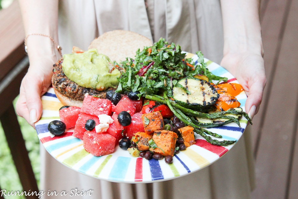 The Best Vegetarian Cookout Menu / Running in a Skirt