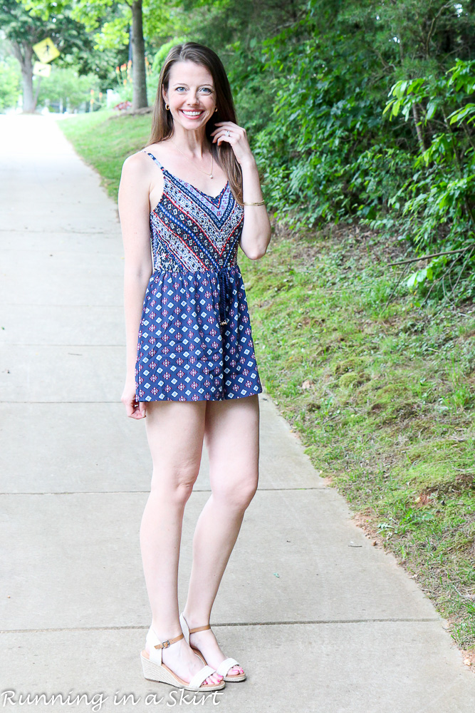 Fashion Friday- 4th of July Romper « Running in a Skirt