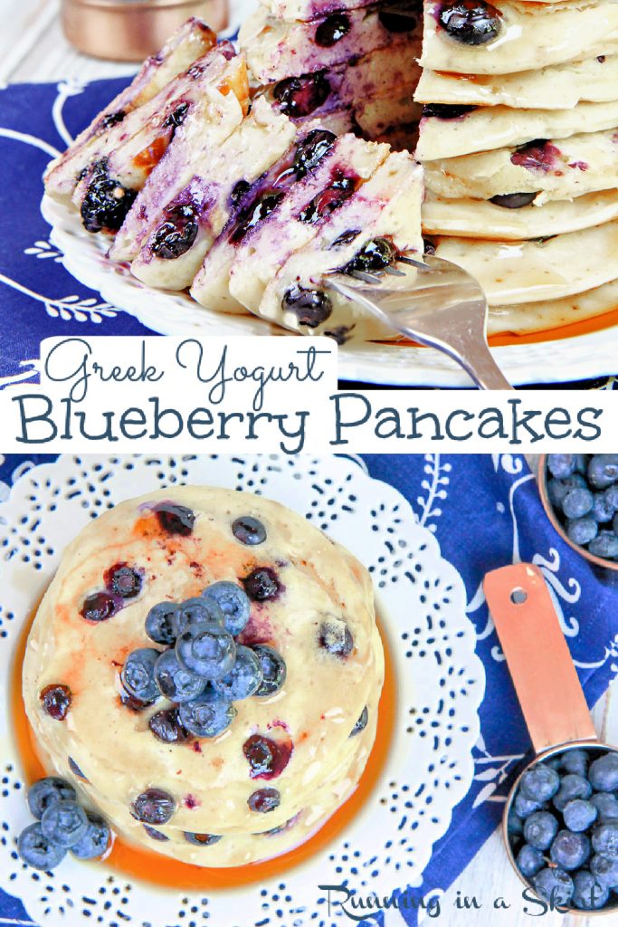 Healthy Blueberry Pancakes