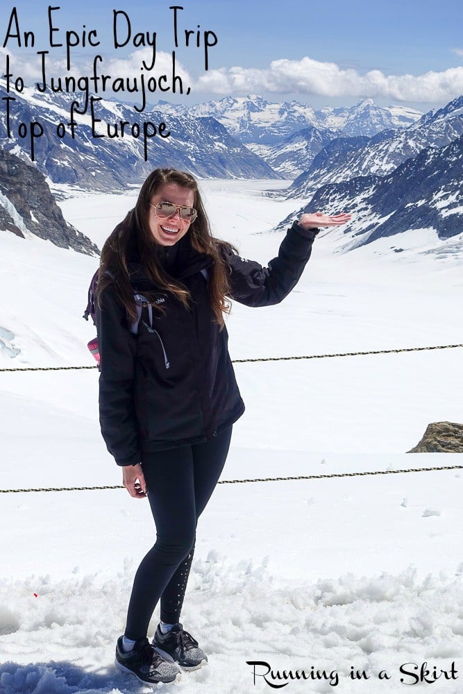 An Epic Day Trip to Jungfraujoch Top of Europe / Running in a Skirt