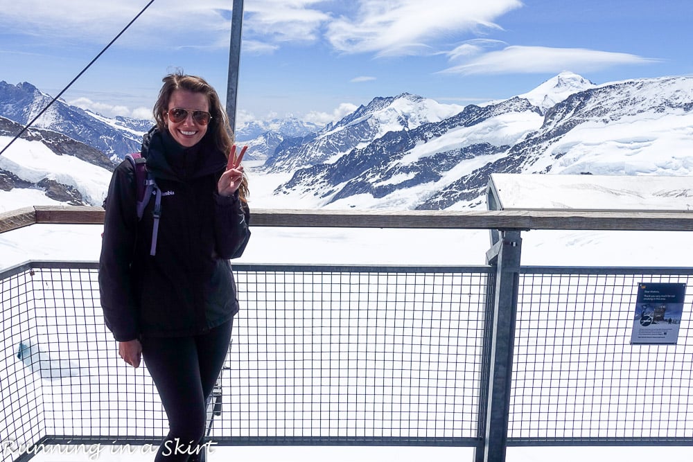 An Epic Day Trip to Jungfraujoch Top of Europe / Running in a Skirt